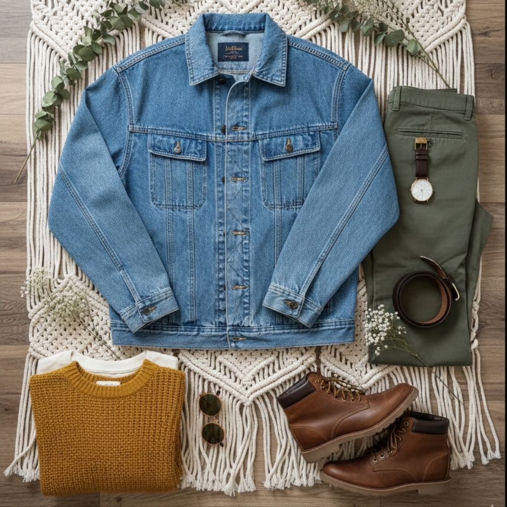 Men's Jean Jacket - Picture 16 of 16